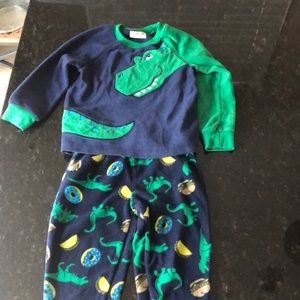 Matching fleece pj set
